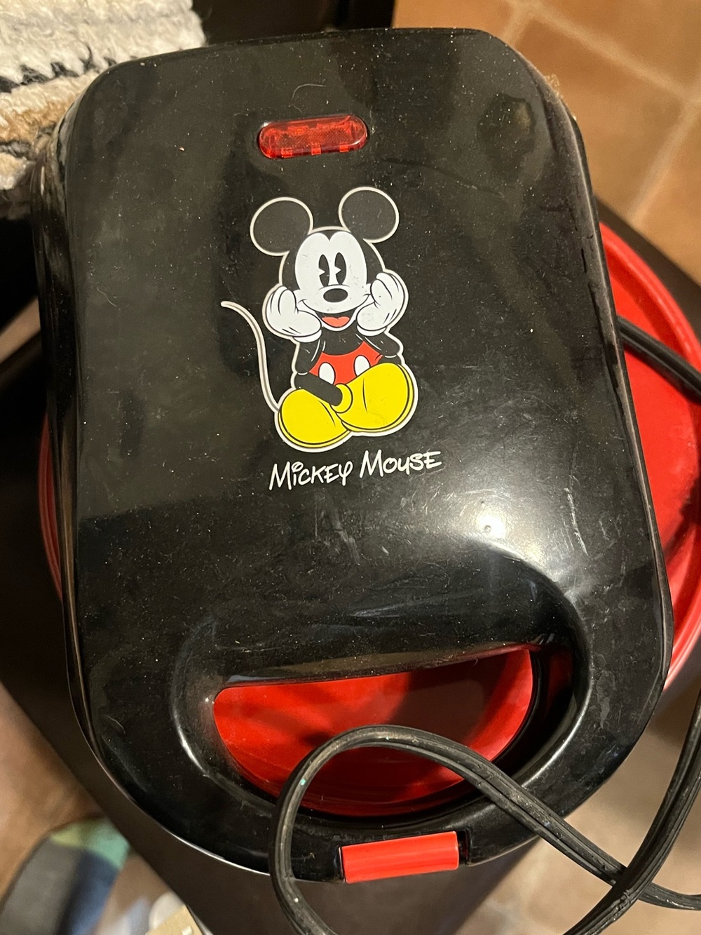 Disney Mickey Mouse waffle maker